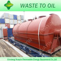 85%-95% Output 10T Tyre Pyrolysis Oil Distillation Plant To Diesel Macine With SGS